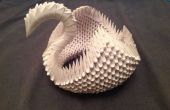 3D Modular Origami Swan