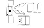 Hoe de bouw van een apparaat meerdere lagen bekijken (papier prototype) voor iPhone. (I3DG) 
