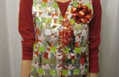 Gerecycled geweven Gift Wrap Vest