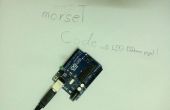 Morse code met arduino + LED