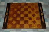 Niet-lineaire marqueterie schaakbord