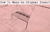 Hoe maak je een Origami Piano! 