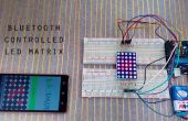 Bluetooth dot-matrix beeldscherm met Arduino