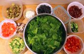 Maken van vooruit aangepaste salade Bar