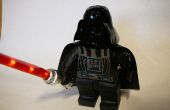 Maken van grote lego Darth Vader
