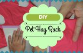 DIY Hay Rack (voor konijnen en cavia's)