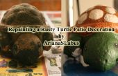 Verversen van een Rusty schildpad Patio decoratie