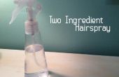 Twee ingrediënt Hairspray