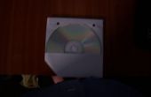 EZ cd/dvd hoes, houdt 4, gemaakt van een enkel blad van A4 papier met geen lijm