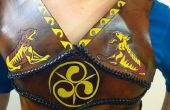 Custom Fit Leather Armor borst plaat Keltische Edition