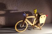Het idee: de houten fiets ontmoette minion nl verlichting