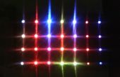 Geluid geactiveerd 4 X 7 RGB LED Matrix
