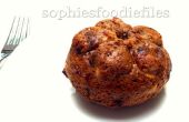 Olie-vrij volkoren haver plum muffins