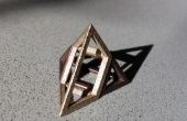 'Onmogelijke' piramide Puzzle - materiaalstalen voor afdrukken in 3D
