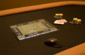 Een LCD-scherm in uw Poker tabel plaatsen