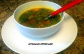 Kruidige zwarte peper soep