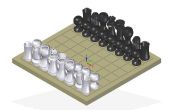 3D afgedrukt schaakbord