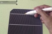 Hoe naar tab zonnecellen van 6 x 6