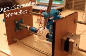 3D afgedrukt Arduino gecontroleerd Eggbot/Spherepot