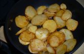 Land gebakken aardappelen