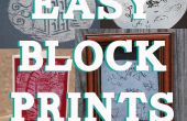 Gemakkelijk Lino blok Prints voor Kids using piepschuim! 