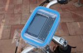 Waterdichte behuizing voor u mobiel tijdens fietstochten