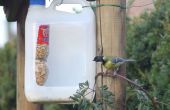 Vogelhuis/waterbak van gerecycled plastic - Pesebre para pájaros