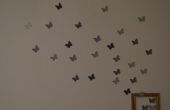 Papieren decoratie vlinders