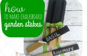 How to Make schoolbord tuin Stakes