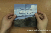 Hoe maak je een vier-zijdige Neverending briefkaart