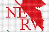 Neon Genesis Evangelion Cross Stitch: NERV Logo