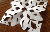 DIY papier sneeuwvlokken!! 