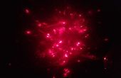 Laser + Glitter = Rode Galaxy + partij