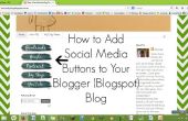 Sociale Mediaknoppen toevoegen aan je Blogger (Blogspot) Blog