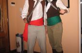 Guybrush Threepwood en Elaine Marley piraat kostuums (Monkey Island)
