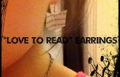 "Love To Read" oorbellen