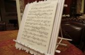 Muziek tafelstandaard (gemaakt van papier!) 