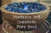 Draagbare DIY Concrete brand Bowl