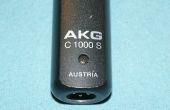 Vervangen van de grill op de microfoon van een AKG C1000S