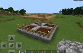 Minecraft PE semi-automatische boerderij