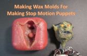 Wax mallen maken voor het maken van Stop Motion marionetten