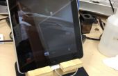 Flat Pack schroot hout iPad Stand