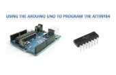 Met behulp van de Arduino Uno naar programma ATTINY84-20PU