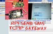 SEND SMS TCPIP GATEWAY - PHP, PYTHON en MySQL met RPI en a-gsm schild