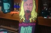 Schilderen van een zombie-kunst op uw longboard