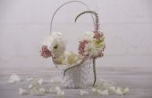 DIY met bloemen: Bloemen bruiloft mand