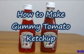 How to Make Gummy Tomato Ketchup-fles