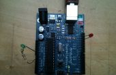 Arduino: Gebruik leidde als een lichtsensor