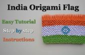 India 3D Origami vlag