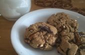 Gekleed aan Im-krakeling Cookie (met Pretzels, pindakaas en chocolade)
